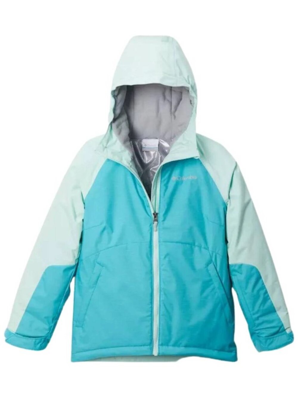 Columbia Kids' Alpine Action II Jacket - Geyser Heather/Sea Ice - Medium